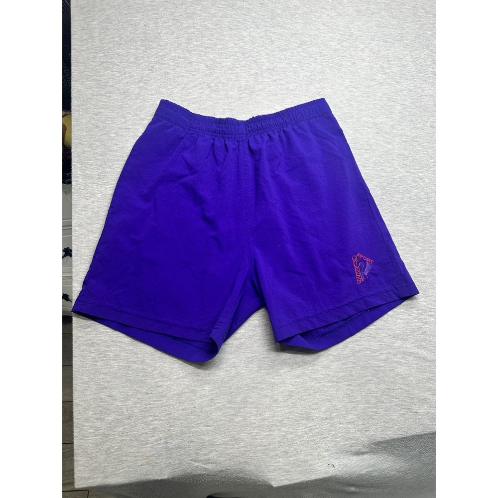 VTG 80s Men's Guess Purple Sport Short‎ Shorts S/M